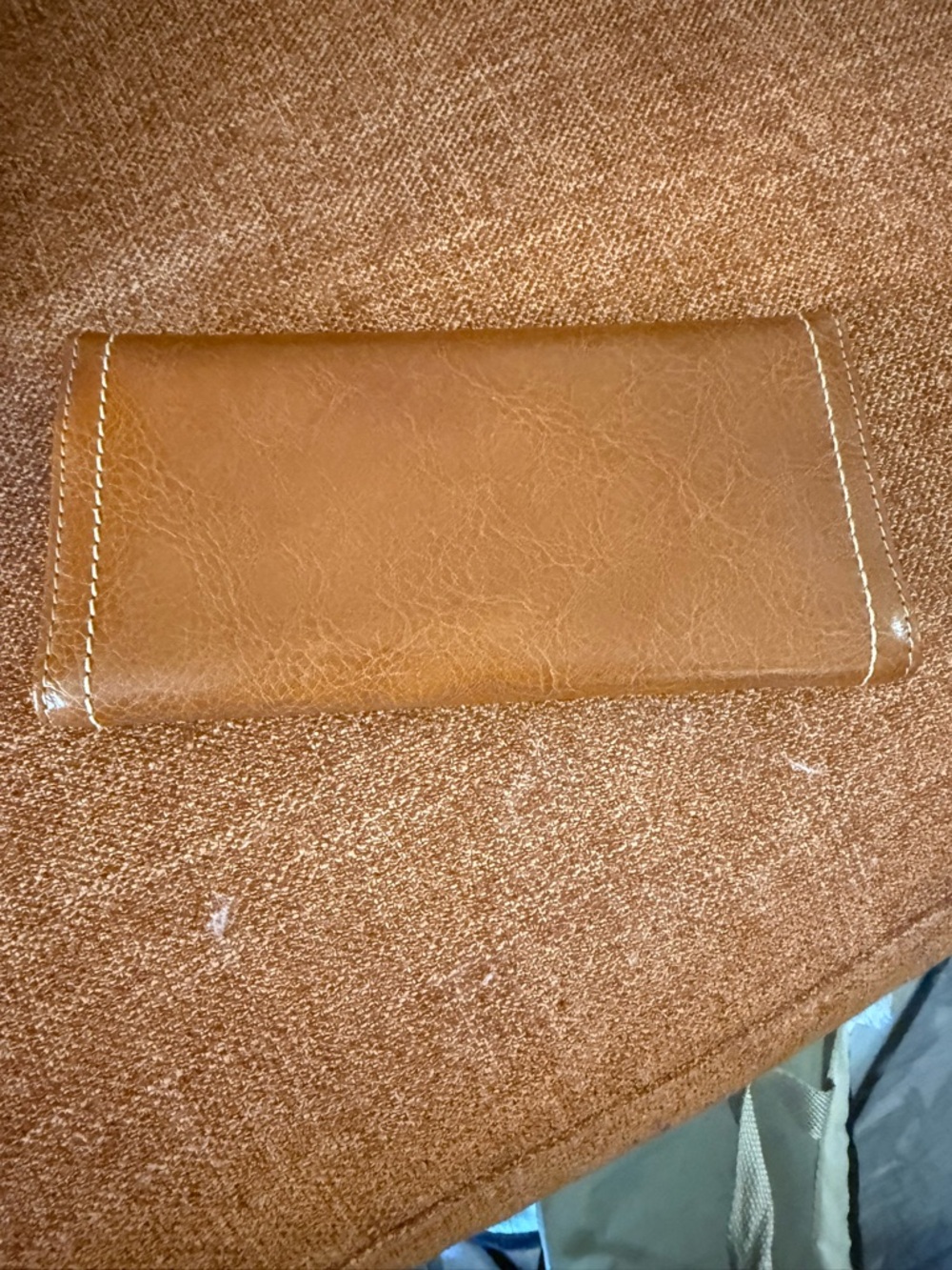 Brahmin Smooth Leather tan bag with matching wallet and pouch. NWOT - Picture 4 of 9